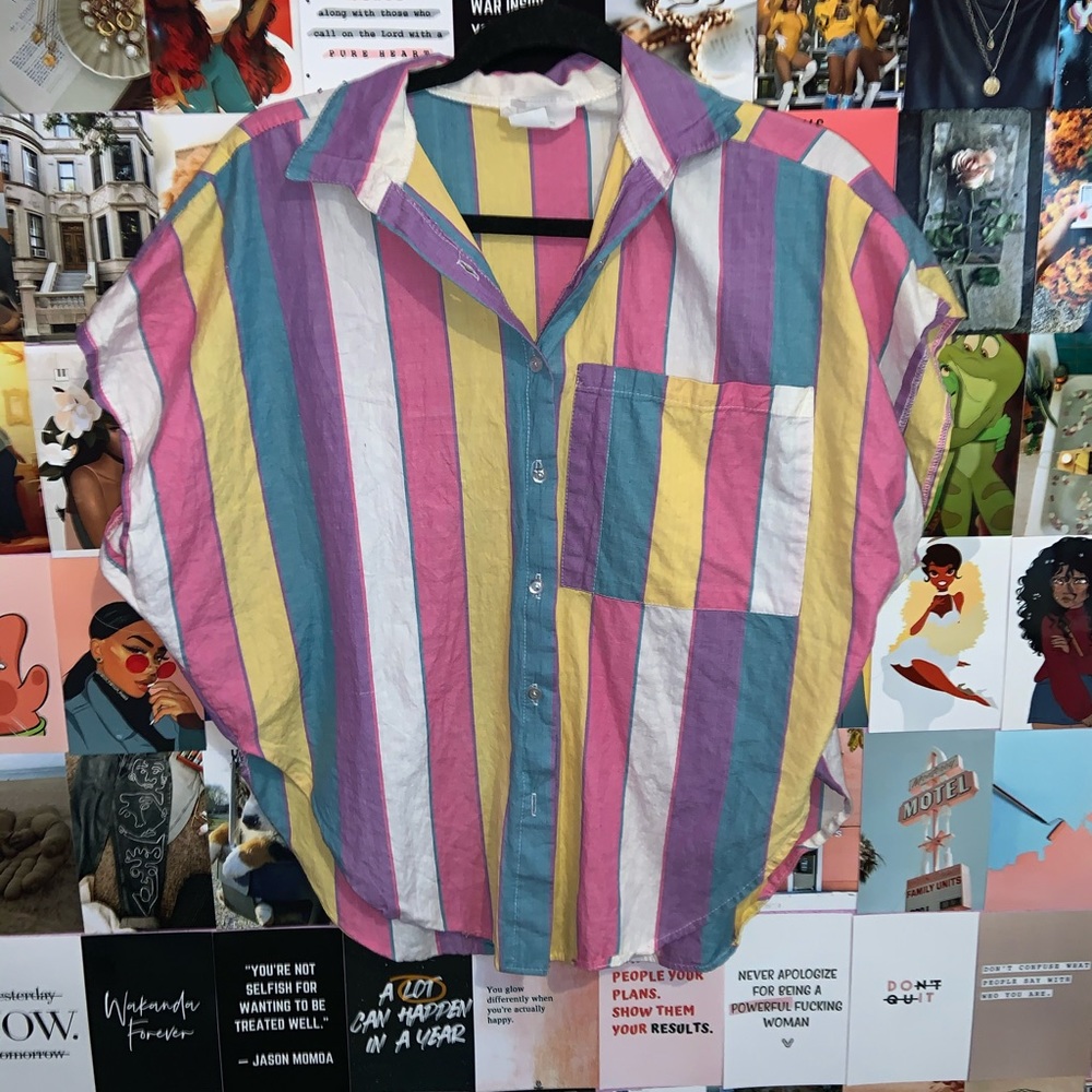 Pastel Button Down